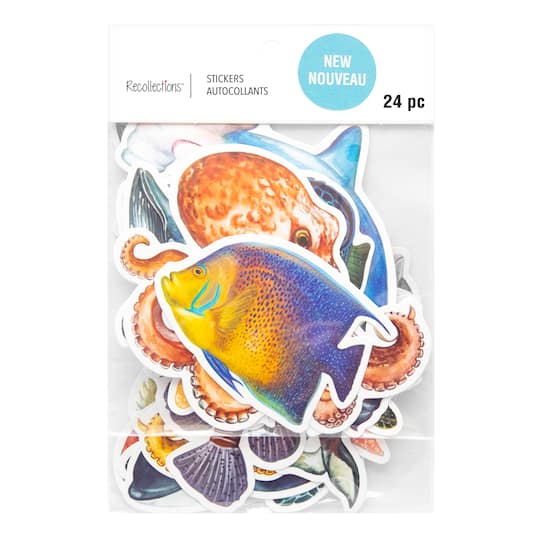 Sealife Die Cut Stickers by Recollections™